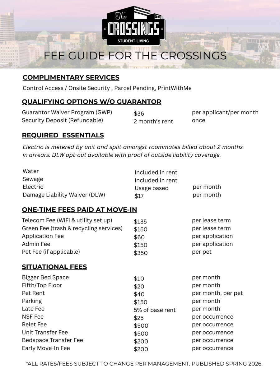 Website Fees The Crossings